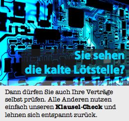 Sie sehen die kalte Lötstelle? Sie sehen die kalte Lötstelle?
